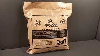 2017 Chilean 24 Hour Combat Ration MRE Review Meal Ready to Eat Taste Test [upl. by Nomra]