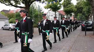 Jägerfest Neheim 2018 Festzug Antreten zum Sternschießen Und Rückmarsch Am 20082018 [upl. by Sherrard]