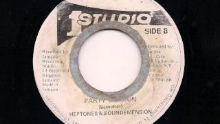 The HEPTONES  Party Time  Version  JA Studio One 7quot 1972 45rpm [upl. by Garnette]