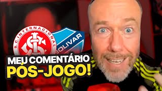 quotPREPARADO PRA SER CAMPEÃOquot  O COMENTÁRIO DE FABIANO BALDASSO APÓS INTER 2X0 BOLÍVAR [upl. by Kinnie]