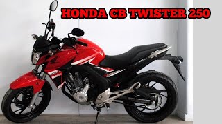 HONDA CB TWISTER 250 2018 PREÇO CONSUMO FICHA TECNICA [upl. by Arbmik741]