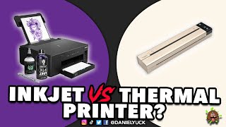 Inkjet Vs Thermal Tattoo Printers [upl. by Elleval547]