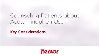 Acetaminophen Patient Education  TYLENOL® Professional [upl. by Rehpotirhc343]