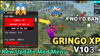 GRINGO XP V103 PLUS  OB46 FF HACK  FREE FIRE MOD MENU  GRINGO XP HACK  FF HACK [upl. by Nevad]