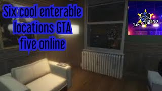 Six enterable locations GTA five online cool RP spots [upl. by Jeremias]