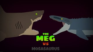 The Meg VS Mosasaurus a Jurassic World and The Meg crossover fanflim  part 12 [upl. by Odnomyar]