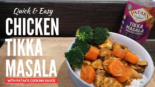 Quick amp Easy Chicken Tikka Masala Using Pataks Cooking Sauce [upl. by Hisbe]