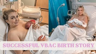 My VBAC Birth Story  Positive Labour amp Delivery  TOLAC Birth  Successful VBAC UK [upl. by Annamaria]