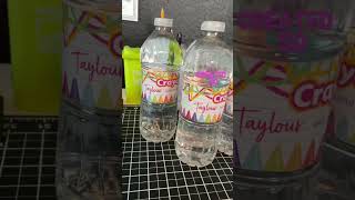 How to assemble water bottle labels custompartyfavors diypartydecor [upl. by Mcilroy428]