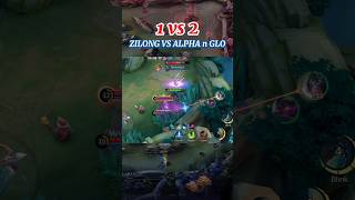 ZILONG VS ALPHA n GLO shorts mlbb zilong bismillah [upl. by Aguie611]