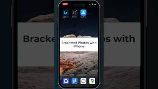 How to Take Bracketed Photos with iPhone for HDR Merging hdrphotography [upl. by Avelin]