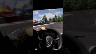 NEAR CRASH Audi RS3 Spins on Nordschleife  POV Drive shorts cars gaming [upl. by Willdon]