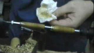 Turning a European Style Pen 5 Finishing [upl. by Sherri]