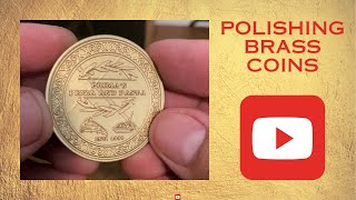 Polishing a Fiber Laser engraved coin MY WAY [upl. by Elay893]