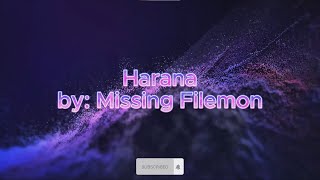 Harana  Missing Filemon Karaoke [upl. by Annaihr]