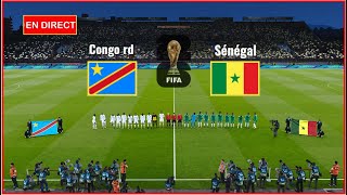 match Sénégal vs Congo rd en direct Éliminatoires de la Coupe du monde Simulation Gameplay PC [upl. by Suiratnauq]