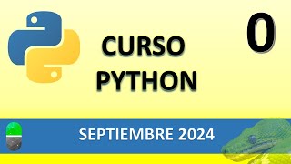 Curso Python Actualización 2024 Vídeo 0 [upl. by Lobell]