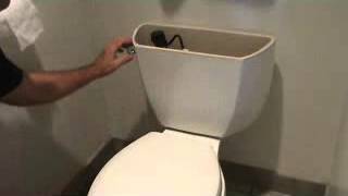 The toilet from hellchecking for leaks from tank to bowl [upl. by Nyvrem]