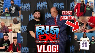 MEETING PAUL HEYMAN MJF LAWERENCE TAYLOR BOBBY LASHLEY amp MORE THE BIG EVENT NY VLOG [upl. by Mabelle]