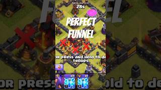 Perfect Funnel clashofclans coc [upl. by Cardew]