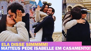 MATTEUS PEDE ISABELLE EM CASAMENTO 🥰✨💍 [upl. by Nimoynib]