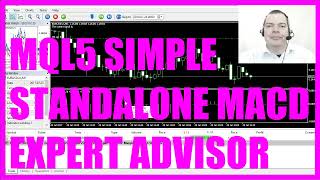 MQL5 TUTORIAL ENGLISH  SIMPLE MACD STANDALONE EXPERT ADVISOR [upl. by Manouch]