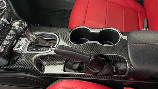 Installing the Trufiber Carbon Fiber Center Console in my 2018 Mustang GT Premium [upl. by Ayeki]