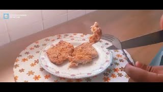 Peito de frango a milanesa na airfryer fácil de fazer [upl. by Bowers]