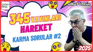 345 Yayınları  TYT Fizik  Hareket  Karma Sorular 2 [upl. by Standush]