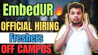 Embedur  Sutherland Hiring 2024 Batch  OFF Campus Drive For 2024  2023 Batch Hiring  Fresher [upl. by Siri619]