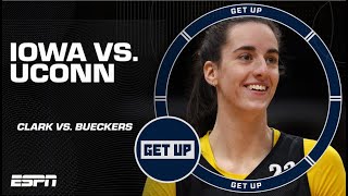 Caitlin Clark vs Paige Bueckers Iowa vs UConn will be iron sharpening iron ⭐️ ⭐️  Get Up [upl. by Mroz2]