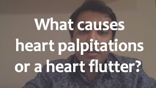 What causes heart palpitations or a heart flutter [upl. by Elmajian]