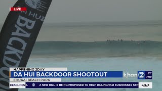 Da Hui Backdoor Shootout underway on Oʻahus North Shore [upl. by Alyda]