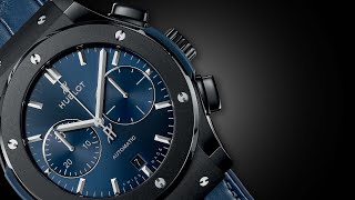 HUBLOT  CLASSIC FUSION CHRONOGRAPH CERAMIC BLUE 45MM [upl. by Alleuol]