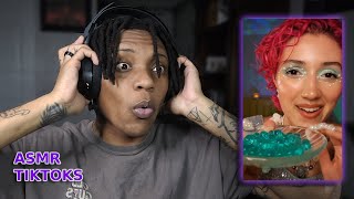 ASMRtist Reacting to TikTok ASMRs [upl. by Maurene]