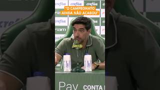 ABEL FERREIRA FALA APÓS DERROTA PARA O BOTAFOGO E DIZ “CAMPEONATO AINDA NÃO ACABOU” 😱 palmeiras [upl. by Lombard]