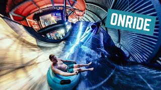 Big Bang  New Water Slide at GALAXY ERDING 2023 First POV [upl. by Lamahj]