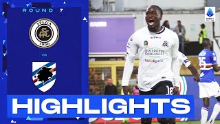 SpeziaSampdoria 21  Nzola bags the winner for Spezia Goals amp Highlights  Serie A 202223 [upl. by Ailad]