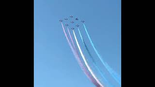 RED ARROWS PERFORM AN AMAZING DISPLAY AT THE SYWELL 2024 AIR SHOW [upl. by Enerod]