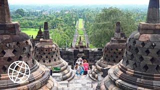 Borobudur Indonesia Amazing Places 4K [upl. by Atinaj]