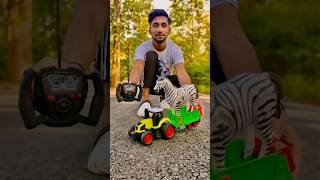 New Remote Control Farmer Tractor 🚜Unboxing and Testing [upl. by Hamil]