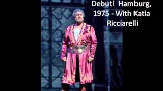 Placido Domingo  Otello debut 1975 [upl. by Vernier840]