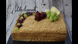 Medovník  Medový dort  Dvě v troubě  CZSK HD recipe [upl. by Etteniotnna]