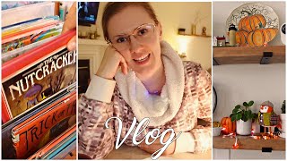 COZY VLOG 🍁 ASMR OUTFITS LIBRARY DECOR CHAT and more [upl. by Yellehs77]