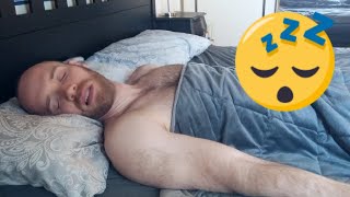 I Try A Weighted Blanket For 30 Nights To Improve My Sleep [upl. by Noisla683]