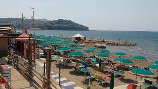 Agropoli il Lungomare e Baia Trentova  Cilento beaches Italy [upl. by Darlene]