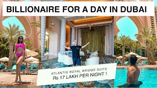 I Spent Rs 20 Lakhs in 24 hours in Dubai   Atlantis The Palm  17 lakh per night ka room Hindi [upl. by Pacien]