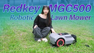 Redkey MGC500 Lawn Mower Robot Unmatched Precision with CTOF Positioning amp Intelligent Features [upl. by Eipper]