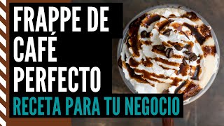 Cómo hacer un FRAPPE de CAFÉ perfecto ✅  EL SECRETO para tu negocio [upl. by Ellecram559]