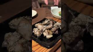 Trying Yakitori in Tokyo food japan youtubeshorts travel foodie foodlover foodshorts [upl. by Airtemad918]